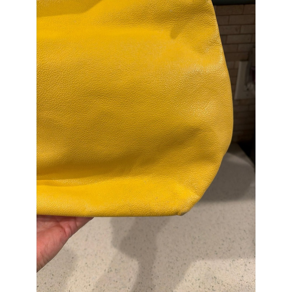 Dooney Bourke Dillen Leather Hobo Bag Yellow - Picture 8 of 9